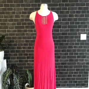 VIBRANT MAXI DRESS ft. CROCHET DETAIL
